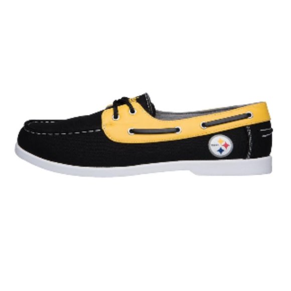NEW! PITTSBURGH STEELERS LACE UP CANVAS SHOE - SIZE 9 ONLY - NFL - Picture 2 of 5
